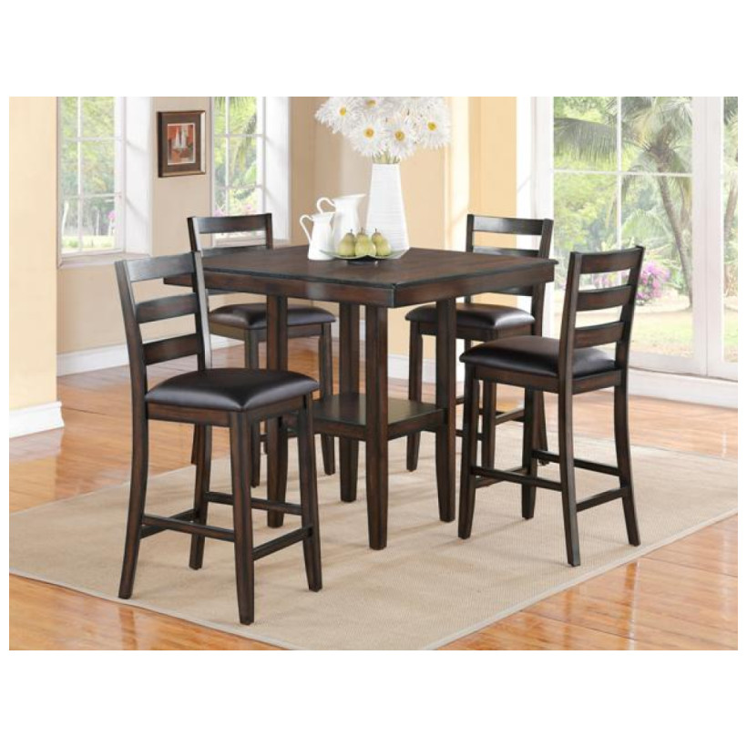 CROWN MARK TAHOE ESPRESSO 5PC 2630SET 