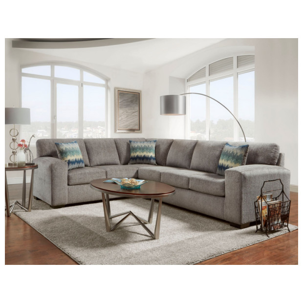 Affordable Furniture SILVERTON PEWTER 5950 SECT